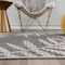 World Rug Gallery Bahama Palm Frond Indoor/Outdoor Non-Shedding Area Rug 5' x7' Gray 430GRAY5X7 - alternate 7